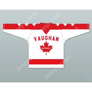 Custom VAUGHAN NATIONALS WAYNE GRETZKY 9 HOCKEY JERSEY METRO JUNIOR B LEAGUE NEW Top Stitched S-M-L-XL-XXL-3XL-4XL-5XL-6XL