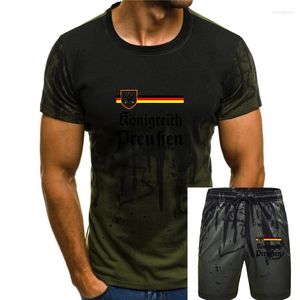 Erkeklerin izleri 2023 yazında erkek tee krallığı prusya tezahürat jersey Almanya futbolları koenigreich preussen film tişört