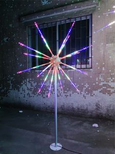 1,8 m LED -fyrverkerier Lätt vattentät julgran Lätt fairy lampa för uteplats gård fest julbröllopsdekor