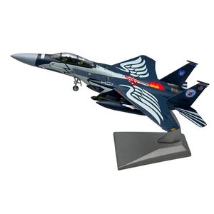 航空機Modle 1100スケールUS McDonnell Douglas F15 F15E Global Eagle Fighter Plane Airplane Diecast Metal Plane Aircraft Model Children Toy 231201