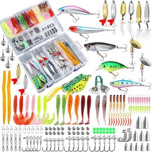 Baits Lures Fishing Lure Set Artificial Bait Freshwater and Saltwater Universal Fake Soft Minnow Supplies 231202