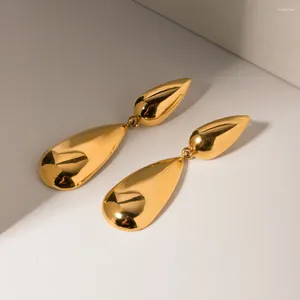 Dangle Earrings Minar Delicate Metallic Women For Women 18K Gold PVDメッキステンレス鋼Long PendantEarring
