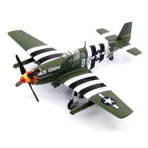 Aircraft Modle 1/72 Scale Model American P-51B Mustang Fighter P51 Diecast Collection Aircraft Ornaments Display Decoration Toys Gfits For Fan 231201