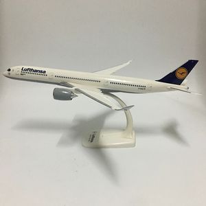 航空機Modle 33cm Lufthansa Airbus A350 Plane Model Airplane Model Model Model Plastic 1 250 Plane Airplane Toy Gift 231201