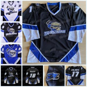 Danbury Trashers 2004-05 Jersey Brent Gretzky Brad Wingfield Regan Kelly 17 GALANTE Mike Rupp Rumun Ndur Mike Bayrack FLY MILE Mike Bayrack