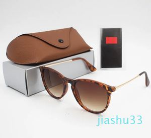 1 piece fashion sunglasses men's and women's brown case black metal frame dark 50mm lens