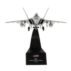 Aircraft Modle 1 100 Scale American F-22 Fighter Raptor Airplane Model Aircraft Model Toy Kid Gift 1/100 F-22 Fighter Plastic Model Kit 231202