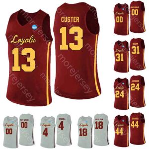 Loyola Ramblers 농구 저지 NCAA 대학 Marques Townes Cameron Krutwig Marquise Kennedy Tom Welch Paxso