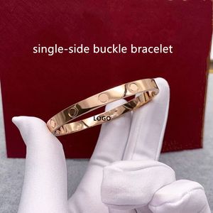 Armband-Designer für Frauen, Designer-Schmuck, Frauen lieben Armreif, einseitige Schnalle, Luxus-Armband, Armband aus Edelstahl, kostenloser Versand, Geschenk für Frau