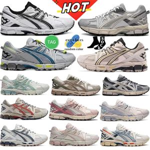 Tasarımcı Koşu Ayakkabıları Jel Kahana8 Düşük Ratro Atletik Erkekler Kadınlar Street Sports Obsidian Gri Krem Beyaz Siyah Sarmus Açık Eğitmenler Sneakers