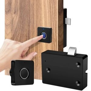 Door Locks Bluetooth APP Drawer Cabinet Lock Fingerprint Digital File Letter Keyless Biometric Furniture Electronic Smart Wooden 231202