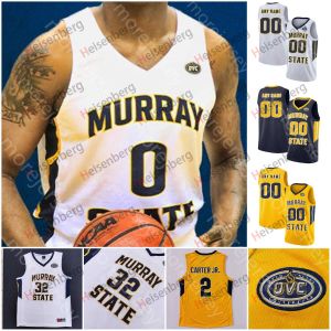 مخصص Murray State Basketball Jersey NCAA Morant Tevin Brown KJ Williams Anthony Chico Carter Jr. Jaiveon Eaves Daquan Smith