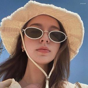 Sunglasses Fashion Vintage Trend Full Diamond Oval Frame Women High Quality Design Car Driving Beach Sun Glasses Gafas De Sol