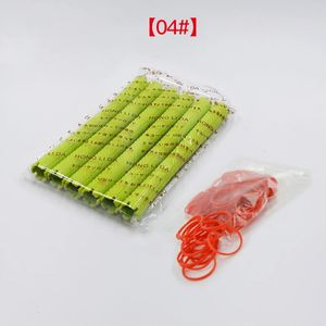 Hair Rollers 18pcs/set 16*160mm Long Hair Rollers with Rubber Bands Cold Perm Rods Curler Bars Clip Curling Hairdressing Supplies 1550 231202