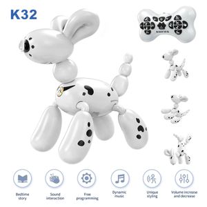 Electric RC Animals K32 Remote Control Dog Programming Balloon Intelligent Singing Dancing Toy Play 45 mins for Kids Boys Girls 231202