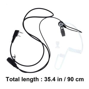 2st headset 2 Acoustic Pin Covert Acoustic Tube Walkie Talkie Headset