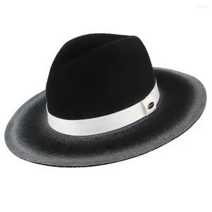 BERETS B-7193 Erkekler Avrupa Amerikan Yün Fedoras Şapkası Erkek İngiliz Retro Fedora Cap Party Banquet Casual Moda Vintage Şapkalar