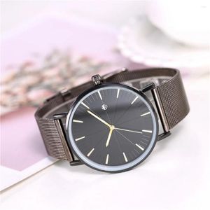 Wristwatches 2023 Women Fashion Creative Watch Special Round Dial For Versatile Simple Quartz