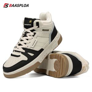 Sapatos de vestido Baasploa Homens Tênis de Inverno Casual Sapatos de Skate para Homens À Prova D 'Água de Pelúcia Sapatos de Algodão Quente Não-Slip Outdoor Masculino Tênis 231202