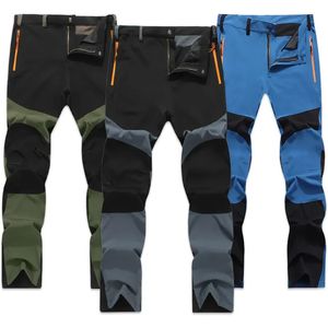 Spodnie Outdoor Men Mężczyźni Piesze kempingowe Lekkie szybkie suche anty -UV Pant Waterproof Waterproof Elastyczne cienkie oddychające spodnie Wspinaczki Trekking 231202