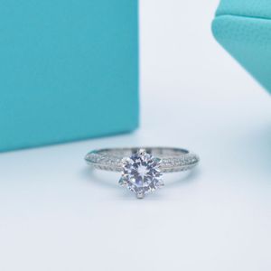 Anel de designer elegante requintado anel de luxo clássico qualidade jóias acessórios tamanho 6-10