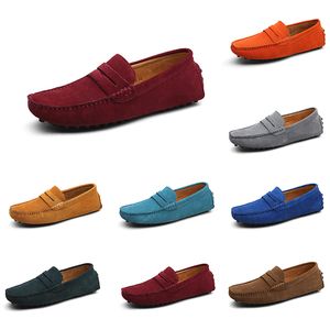 men casual shoes Espadrilles triple black navy brown wine red green Sky Blue Burgundy mens sneakers outdoor jogging walking eighty nine