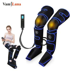 Foot Massager Leg Muscle Relaxer 6 modes Air Compression Recovery Boot Lymph Release Relieve Foot Fatigue Heating Leg Massager for Athletes 231202