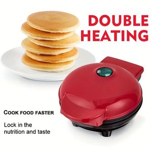 1pc mini máquina de waffle elétrica máquina de pão doméstico, máquina de panqueca, mini bolo de cozimento, máquina de waffle, máquina de café da manhã sanduíche acessórios de cozinha