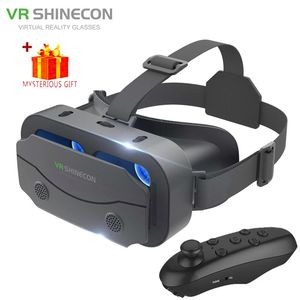 Szklanki VR Virtual Reality zestaw słuchawkowy Viar Helmet 3D Smart Gogle do smartfonów Telefon Mobile Gogle Game Akcesoria 231202