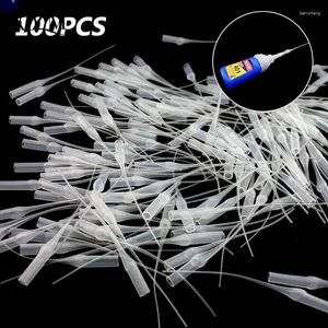 Glue Precision Crafting Pieces Bottle Nozzle For Extender Plastic Dropping Lab Micro-tips Tips Applicator Tube 100