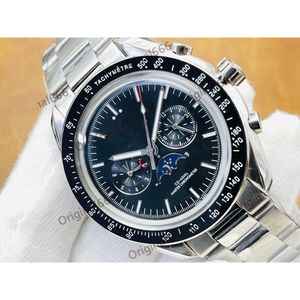 Designer Men Moonwatch SpeedMaster Professional Watch Superclone 8806 MEKANISK MEMAWATCH All Dial Work Chronograph Uhren Moonphase Reloj Montre omge Luxe 8nfn