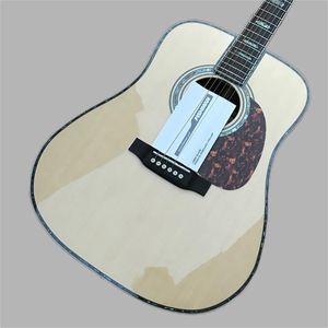 2022 New 41 6-string acoustic guitar. Spruce veneer and rosewood back and sides, ebony fretboard, abalone shell inlay, super deluxe258