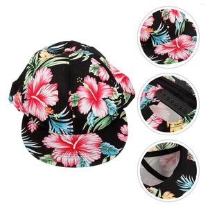 Ball Caps Fashion Hawaiian Print Visor Baseball Cap Men Women Trucker Cotton Snapback Hat Summer Accessories