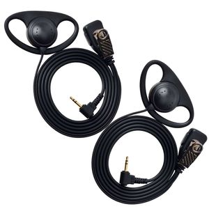 Dwukierunkowe 2,5 mm 1-pinowe słuchawki z mikrofonem/PTT, tylko kompatybilne z Motorola Talk o Walkie Talkie