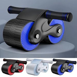 Ab Rollers Upgraded Automatic Abdominal Wheel ABS Rebound Core Roller Home Gym Equipment For Men Woman 231202