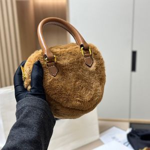 Designer-Mode-Damen-Cross-Body-Umhängetaschen, luxuriös, exquisit und lieblich, unverzichtbar für Winter-Damen-Plüschtasche