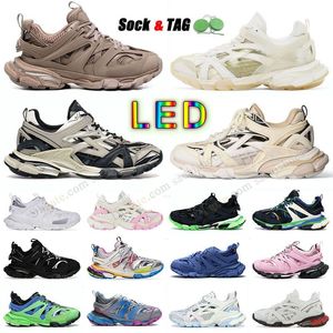 tops low track led 3.0 sapatos masculinos tênis femininos tênis de luxo triplo preto branco rosa azul laranja amarelo verde Tess.S.Calçado esportivo Gomma Tracks tamanho 35-45