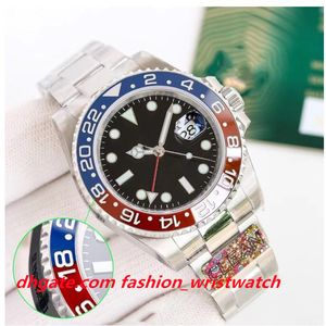 Clean Factory Mens Watches Classic Ceramic Bezel 40 mm Men Cal.3186 Ruch automatyczny 126710 Seria Watch 904L Sapphire Sapphire Luminous Jubilee Bransoletka