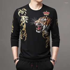 Men's Hoodies 2023 Arrival Printed Spring Autumn Long Sleeve T-shirt Casual