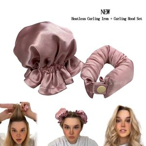 Hair Rollers Lazy Heatless Hair Curler Spiral Round Without Heat Scrunchie No Heat Long Curly Tools Curl for Women Hairdressing Kit To Sleep 231202