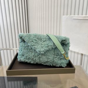 En kaliteli loulou totes omuz crossbody çanta kadife bayan zinciri çantalar tasarımcı çanta kadınlar zarf messenger çanta debriyaj cüzdanları