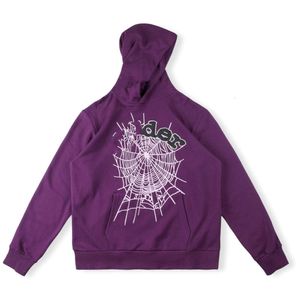 Erkek Hoodies Sweatshirts Yüksek Kaliteli Örümcek Kapüşonlu Tasarımcı Hoodies Mens Moda Moda Düz Renkli Kazak Gevşek Gündelik Uzun Longleeved Üstler 5555 Çek Papm