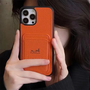 For iPhone 15 Pro Max Cases Card Holders Phone Case Designer iPhone Case Luxury Apple iPhone 14 Pro Max 13 11 12 Pro XR XS 15 Plus Cases Caviar Leather Wallet Mobile Cover