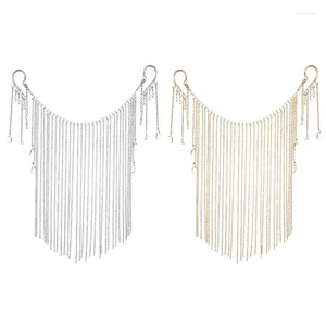 Scarves Antique Woman Face Covering Curtain Hangings Ears Veil Tassel Drop