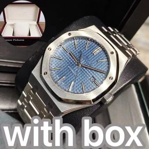 Mens Watch Orologi 15400 15500 Watcher Watches Audemar عالية الجودة Audemar Dial 41mm Movematic Automatic Movement Watchs Stainless Steel Pethproof Sapphire 2023 Luxury 15407st