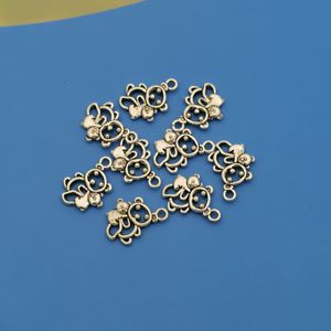 150Pcs Alloy Bear Pendant DIY Necklace Bracelet Jewelry Craft Accessories 13 * 19mm A-852