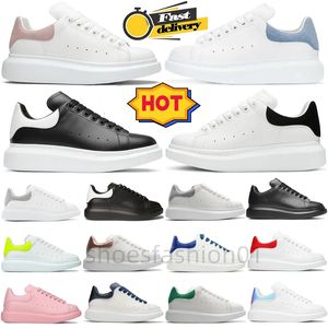 Designerskie buty dla dużych sneakerów kobiety swobodne buty białe czarne skórzane buty męskie zamszowe aksamitne espadrilles trenerzy mieszkania koronkowe trampki platformowe 35-47 EUR