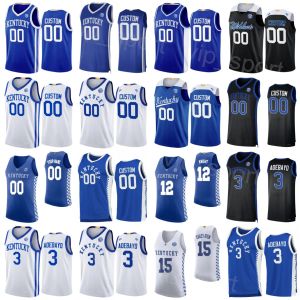 College Kentucky Wildcats Basketball Jersey Bam Ado 15 Willie Cauley-Stein 12 Brandon Knight 4 Hamidou Diallo 21 Tayshaun Prince 3 Tyl