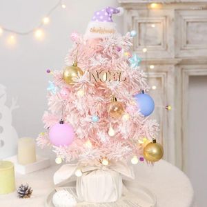 Christmas Decorations Rotating Music Box Tree Desktop Figurine Jingle Bell Lighten Xmas 2023 Party Decor Ornament