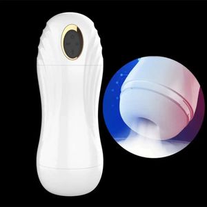 Sexspielzeug Massagegerät Penne Real Blowjob Cup 18 für Männer Saugnapf Gummipuppen Erwachsene Spiele und Frau Vibrator Sikme